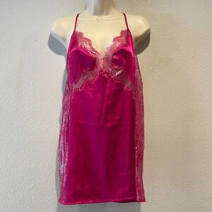 Victoria’s Secret fuchsia cami with sheer panels, S/P